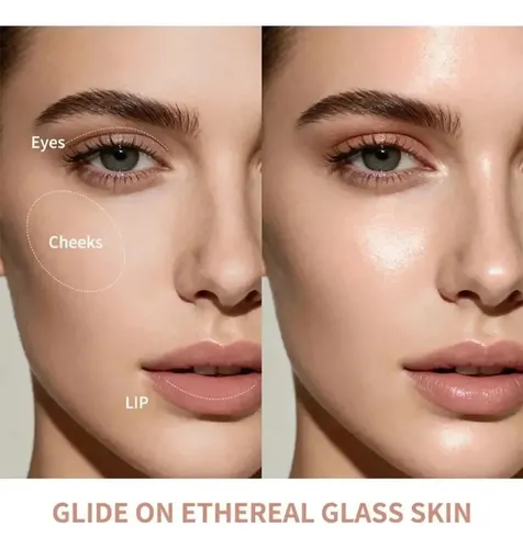 Lápiz Highlighter Glassy Textura Suave Para Piel Perfecta
