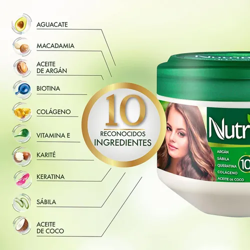 Nutribela Mascarilla Capilar Para Cabello Seco Y Dañado