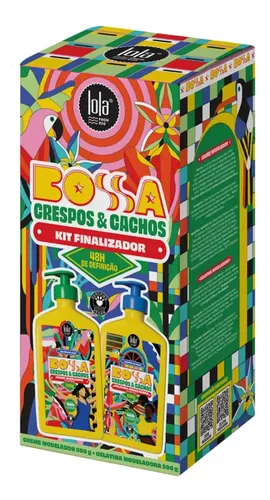 Kit Crema Y Gelatina Bossa Crespos Y Cachos Lola Cosmetics