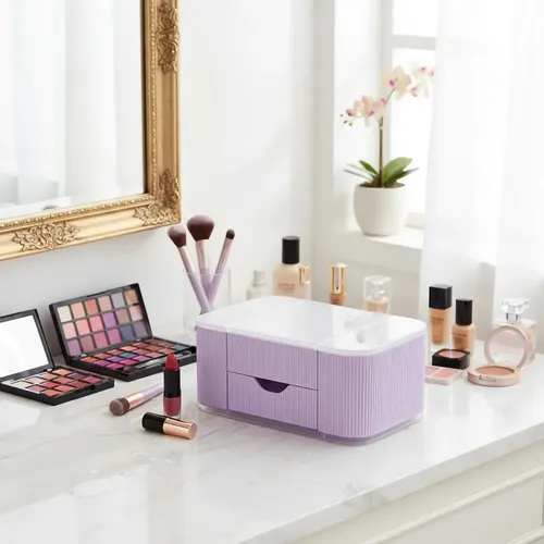 Organizador Maquillaje Cremas Escritorio Oficina Cajon Deco