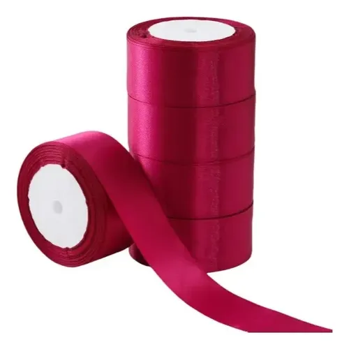 O.o 5 Rollos De Listón De Regalo De 4 Cm, Decoración De O Pk