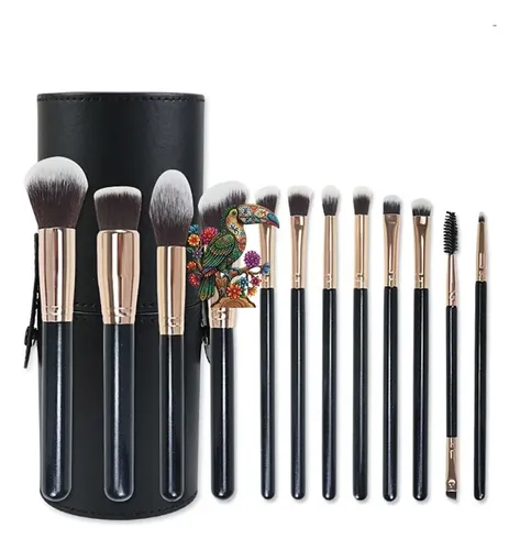 Juego De 12 Brochas De Maquillaje