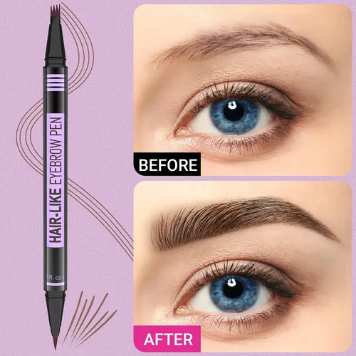 Lápiz De Cejas Imethod 2 En 1 Punta De 4 Tenedores 1 Unidad