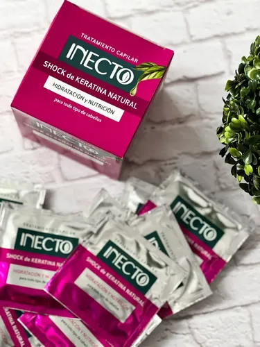 Shock De Keratina Inecto Concentrada En Sachet 3 Ml X 10 Un