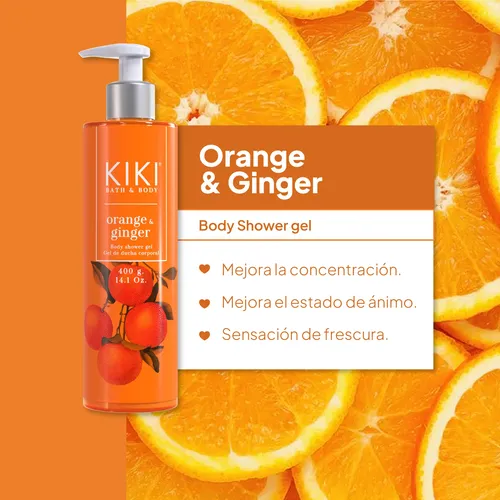 Gel De Ducha Corporal Hidratante Orange Ginger Kiki Idraet