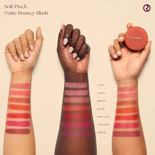 Rubor en Crema Soft Pinch Matte Bouncy Blush Happy Rare Beauty 6.4mL