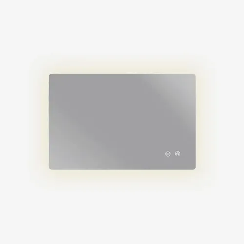 Espejo Led Rectangular Auron 50x70x2 (vertical / Horizontal) 3 Tonos De Luz Dimerizables Desempañador