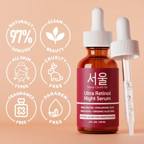 Sérum De Noche Seoulceuticals Retinol 1% 30 Ml