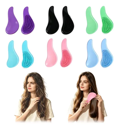 12pcs Cepillos Para Alisadoresmasaje Peine Para Cabello