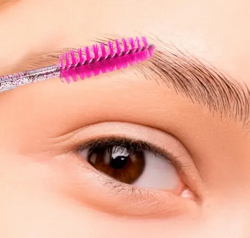 Cepillo Para Maquillaje De Pestañas X 12 Un Mango Color