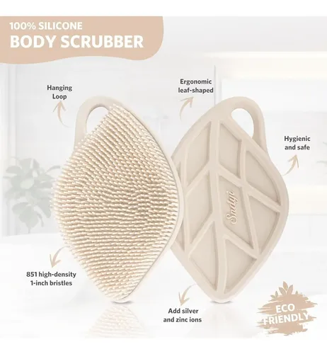 Exfoliante De Cuerpo De Silicona Sndyi, Suave Para Piel