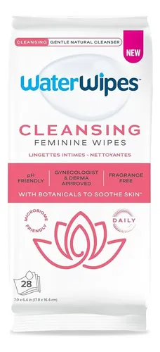 Waterwipes Toallitas Femininas Higiene Íntima 28 Unid. Ph