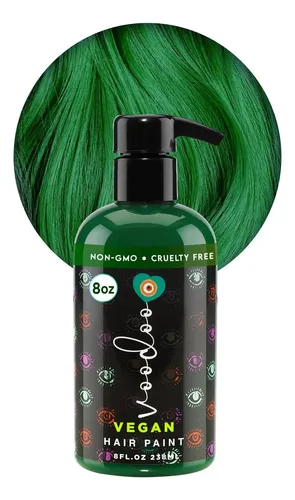 Tinte Semipermanente Verde Moehair Voodoo Hair Paint 8 Oz