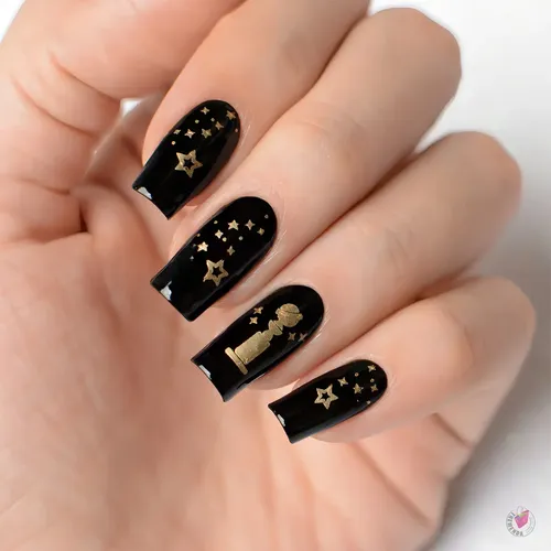 Esmalte para uñas en gel semipermanente Pink Mask Back In Black