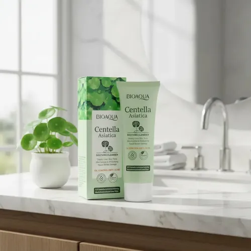 Gel Facial Espumoso Limpiador Centella Asiatica Anti-acne Momento De Aplicación Día/noche Tipo De Piel Grasa
