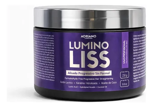 Luminoliss Alisado Progresivo Sin Formol 250 Ml