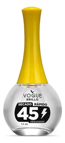 Esmalte Vogue Tratamiento Brillo Secado Rápido