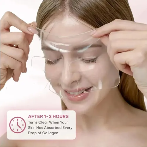 Mascarilla De Colágeno Para Reafirmar La Piel, Caja De 4