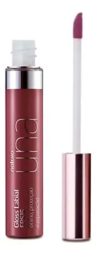 Lápiz labial brillante de cobertura media Natura Una Una cor nude 2c