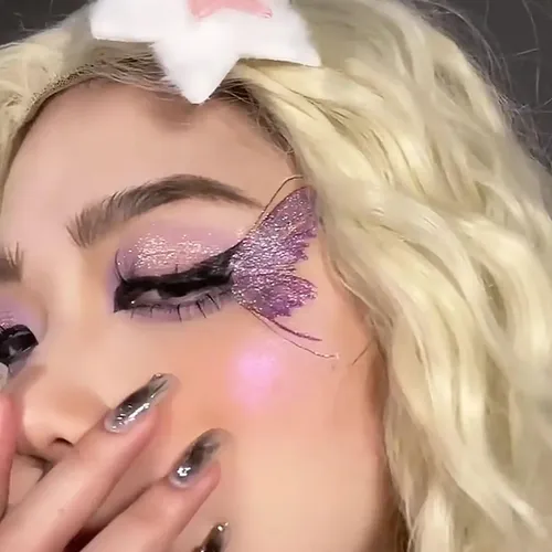Adhesivo Para Ojos Para Mujer Etiqueta Engomada De La Cara D