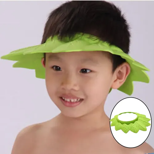 Visera Ajustable Impermeable Del Sombrero De La Ducha Verde