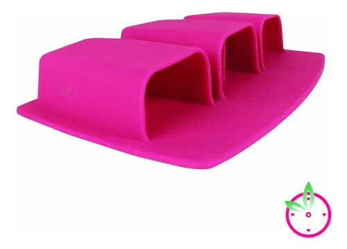 Organizador Multiuso G Silicona Maquillaje Brocha Pincel Hdr Color Fucsia