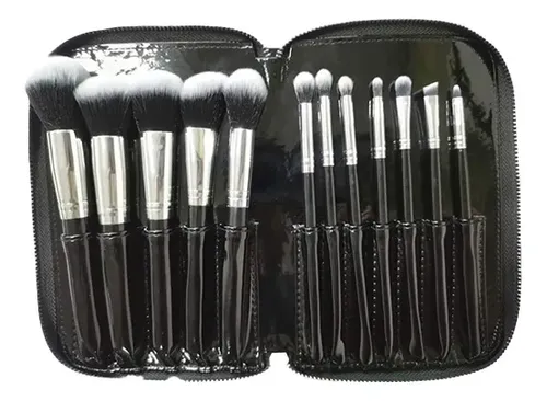 Set 12 Brochas Maquillaje Cosmética Gadnic Suaves Ojo Rostro