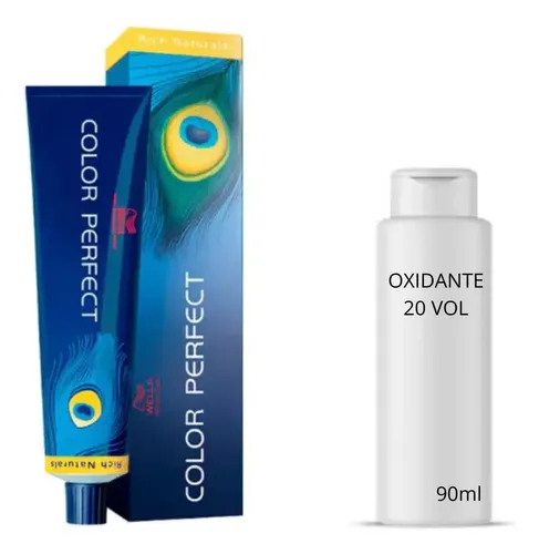 Tintura Permanente Wella Colorperfect 60grs + Crema Oxidante