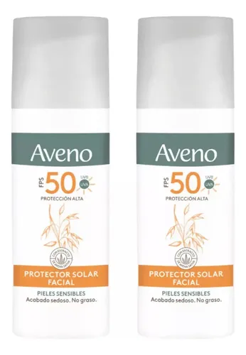 Combo X2 Aveno Protector Solar Fps50 Facial X50ml
