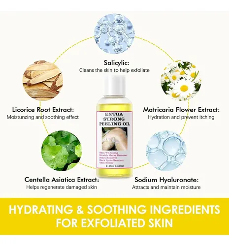 Aceite Exfoliante Amarillo Para Piel Oscura 220 Ml