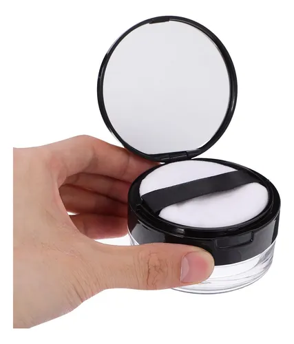 Caja De Polvo Suelto De Maquillaje Vacía Portátil, Botella D
