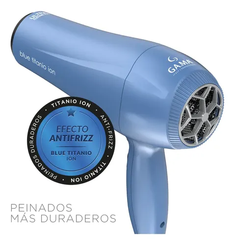 Gama Italy Secador Mistral Blue Titanium
