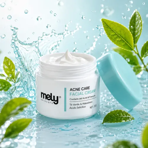 Crema Facial Acne Care Mely Te Verde Acido Salicilico 50g