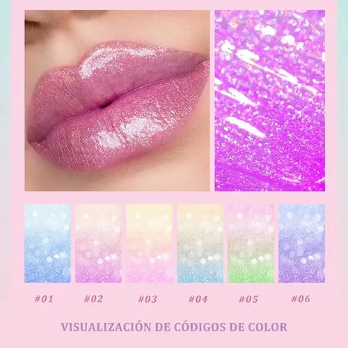 Brillo Labial Gloss Romantic Beauty Kawaii Micro Glitter