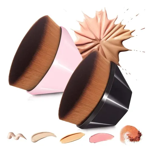 Pincel De Maquiagem De Base De 2 Peças Para Cosméticos De Ba