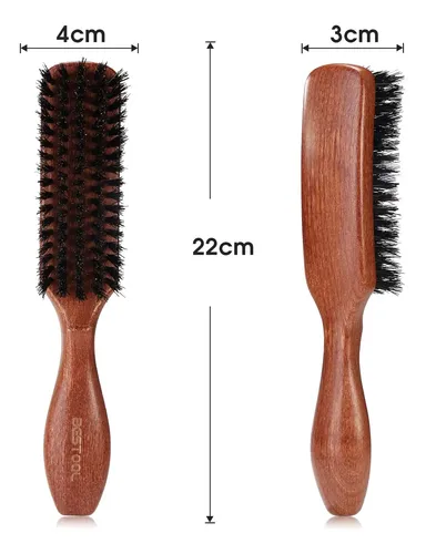 Cepillo Para Cabello Bestool Con Cerdas De Jabalí Para Mujer