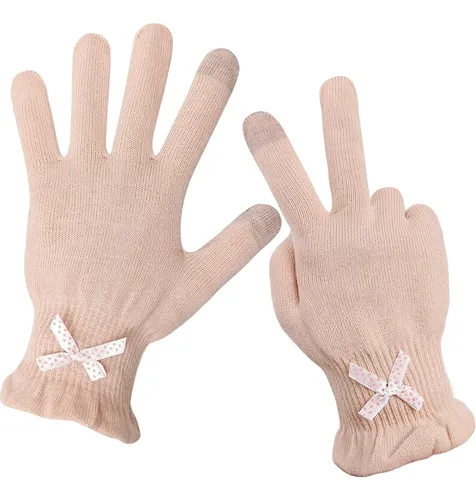 Guantes De Algodón Rosa Para Eczema Niños Hidratantes 2 Pa