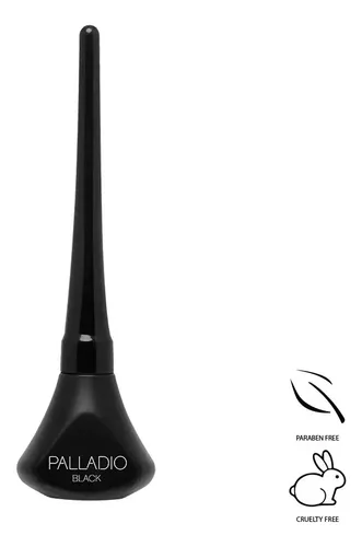 Delineador De Ojos Líquido 3.8ml Palladio Color Black