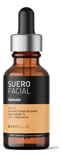 Biobellus Suero Facial Iluminador Acido Hialuronico Vit C 5%