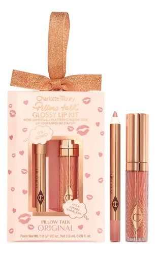 Set De Brillo Labial Charlotte Tilbury Pillow Talk