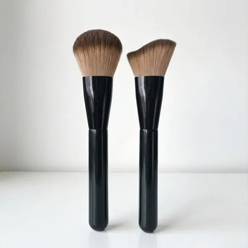 Brocha Para Contorno Facial Suave Ajustable A Rostro Para So
