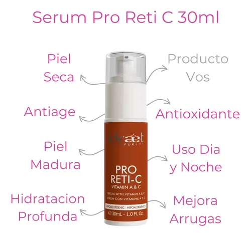 Skincare Rutina Piel Seca Antiage Retinol Vitamina C Idraet