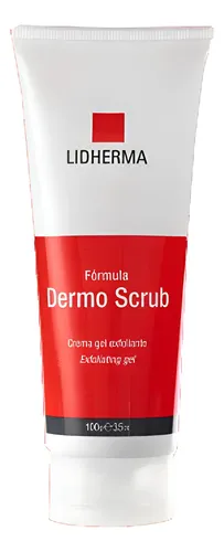 Dermo Scrub Lidherma. Exfoliante Facial X100g