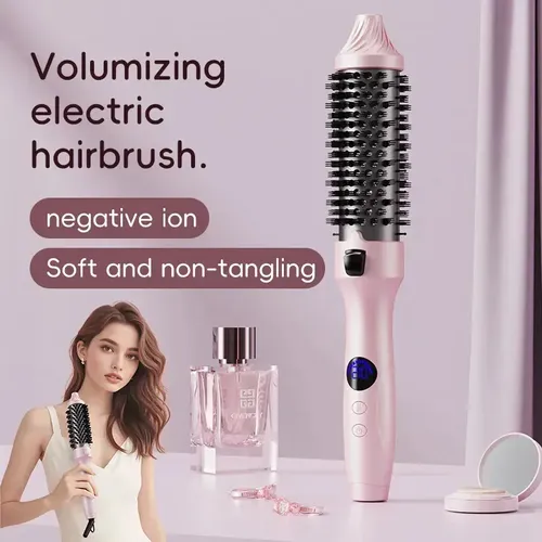 Cepillo Redondo Para El Cabello Con Cerámica Iónica Purple