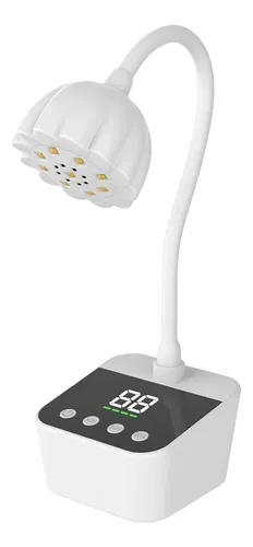 Cabina Lámpara Uñas Tipo Flor 6w Led Uv Soft Gel