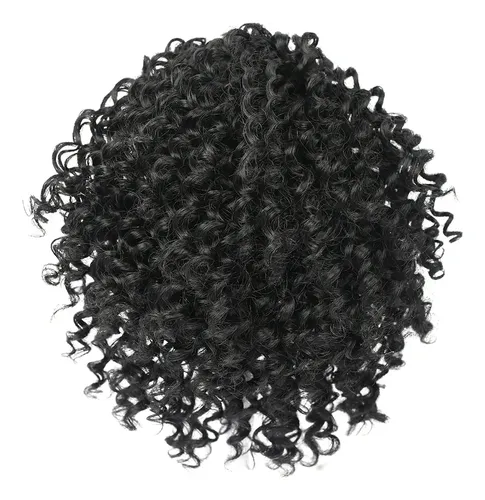 Extensión De Cabello Corto Y Rizado Con Cordón En Forma De C