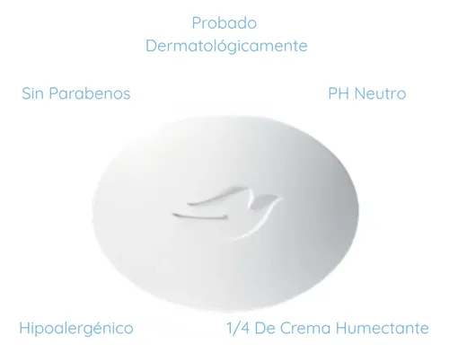 Dove Baby Jabon Barra Hipoalergénico Humec Sensible X 3 Unid