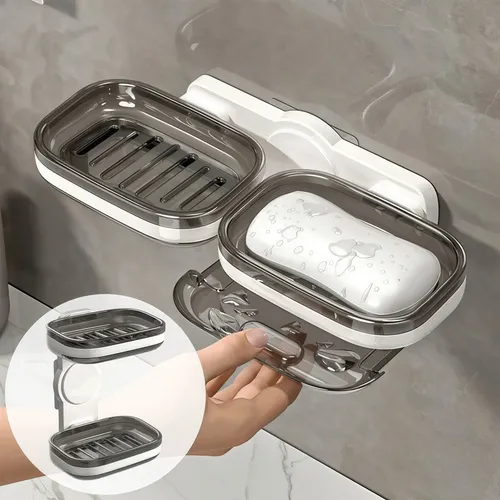 Jabonera De Pared Con Charola De Drenaje