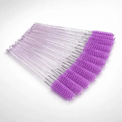 50u Peine Cepillo Rimel Extensión Pestañas Cejas Descartable
