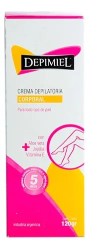 Crema Depilatoria Corporal Depimiel Todo Tipo De Piel 120gr